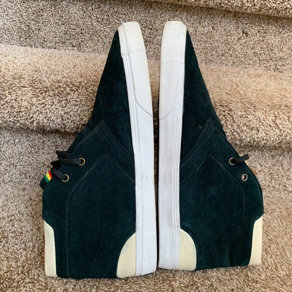 Bob Marley Legend Navy Moc Toe Leather Chukka Boots. - Picture 9 of 14